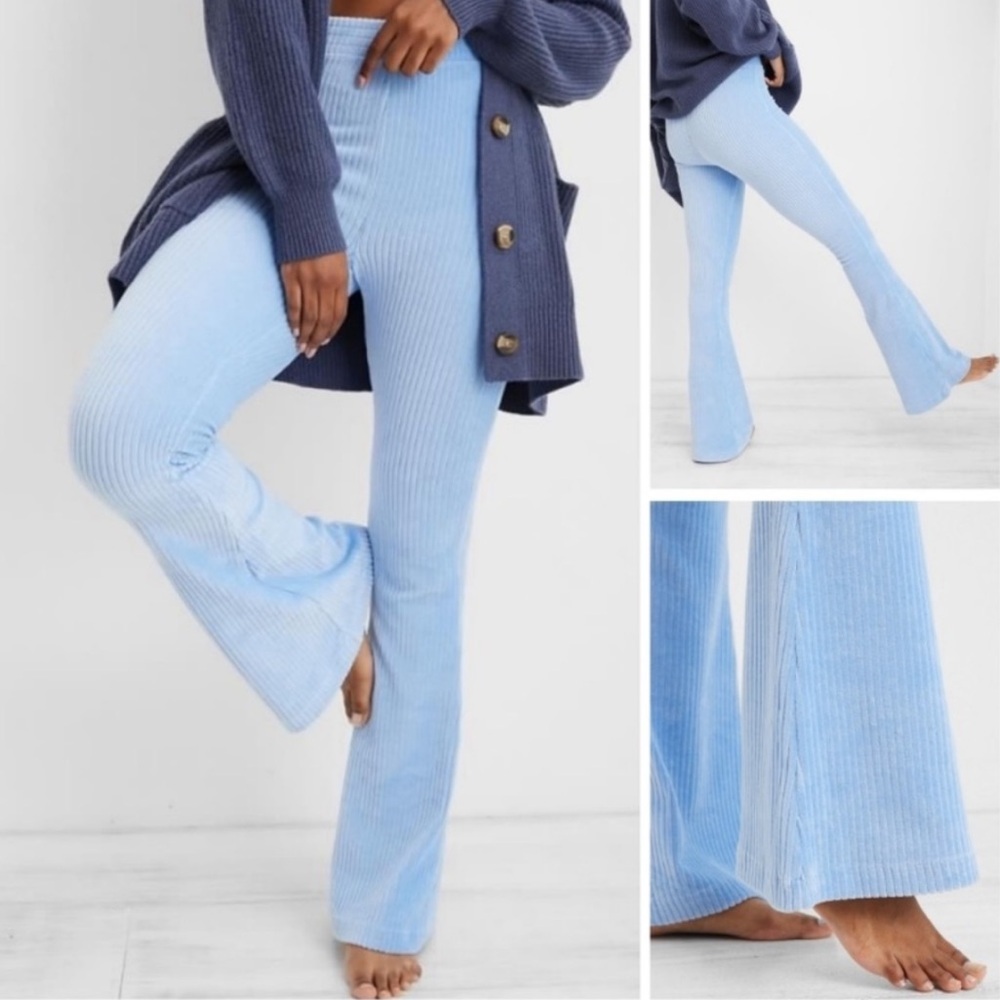 Aerie Baby Blue Corduroy Pants